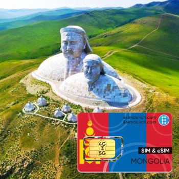 Sim Du Lịch Mông Cổ 15 Ngày Tốc Độ Cao (Mongolia)